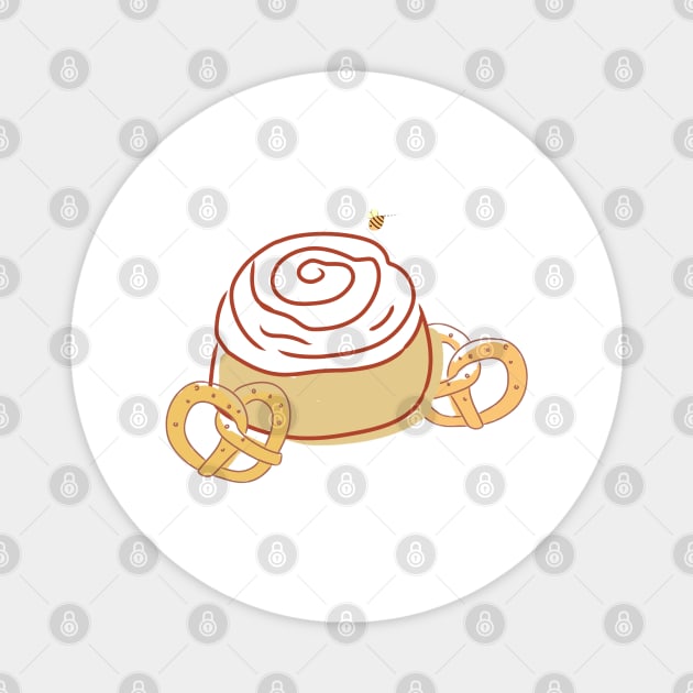 Cinnamon roll Magnet by SaiFani